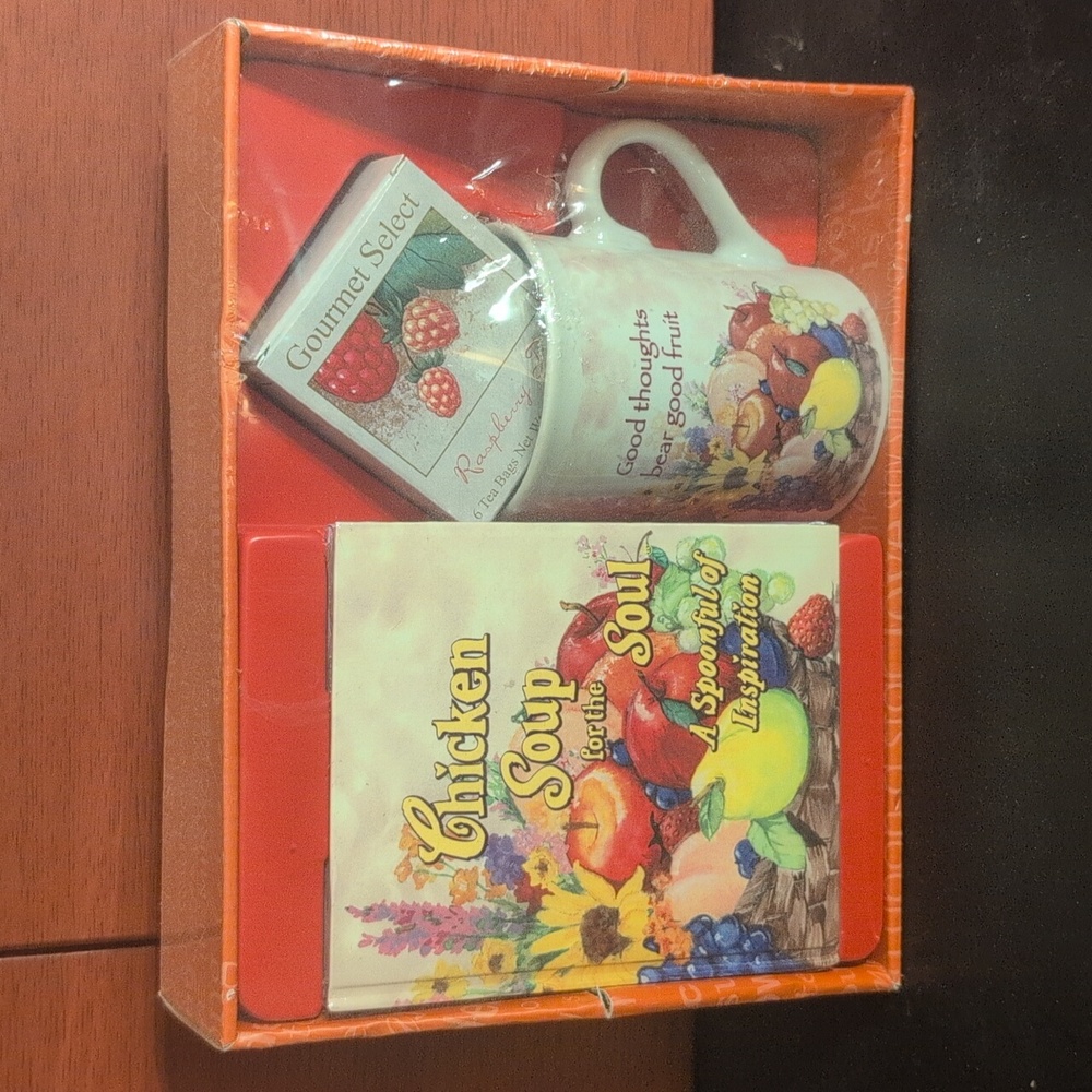 Chicken Soup For The Soul "A Spoonful Of Inspiration" Coffee Mug And Book